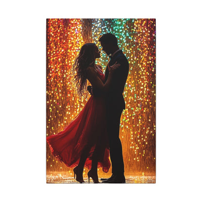 Luminous Lovers | Premium Impasto-Style Canvas Print (Multi-Size)