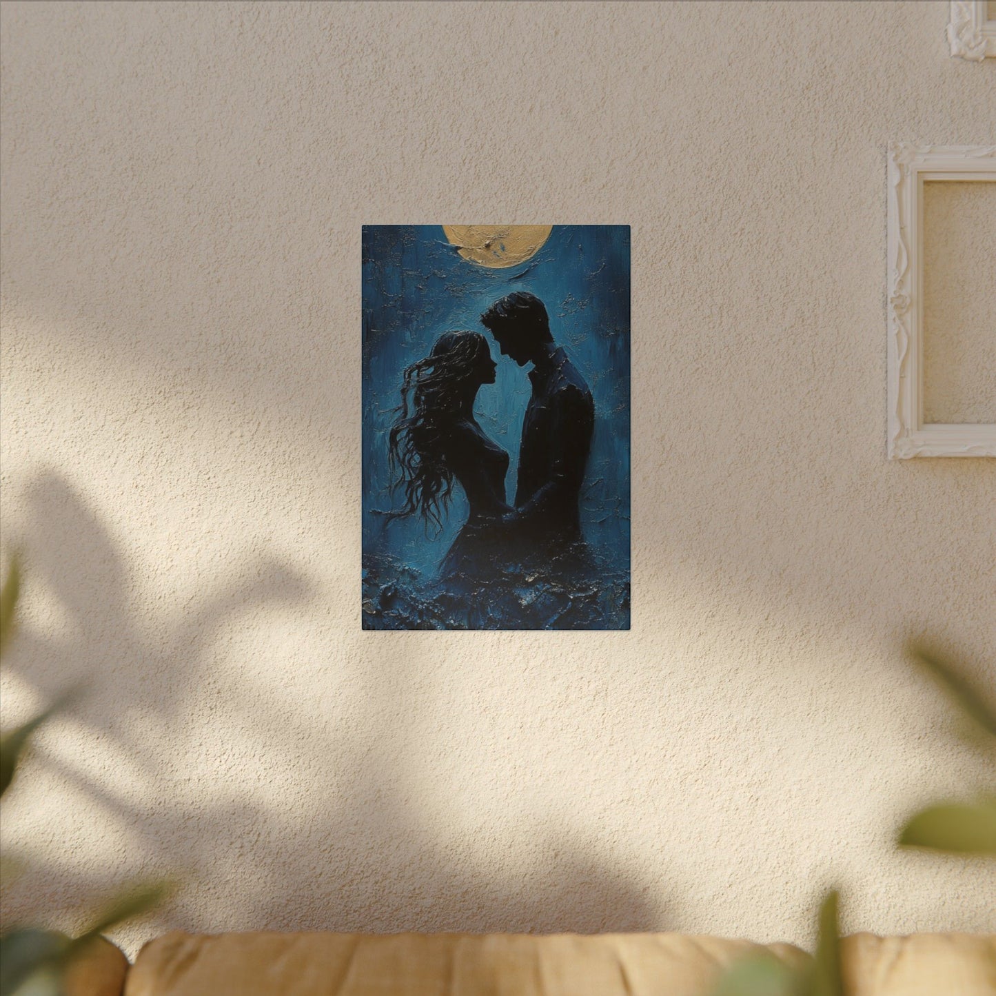 Moonlight Mollycoddle | Premium Impasto-Style Canvas Print (Multi-Size)