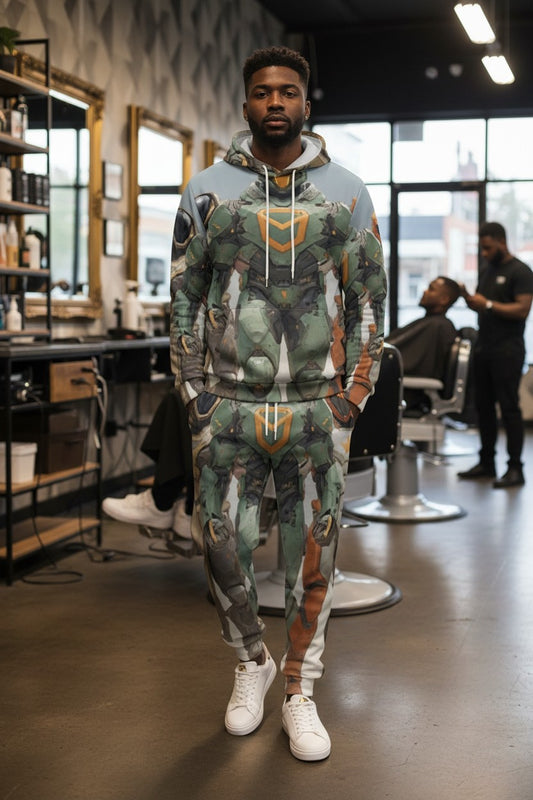 Cyber Mecha Vanguard Jogger Set