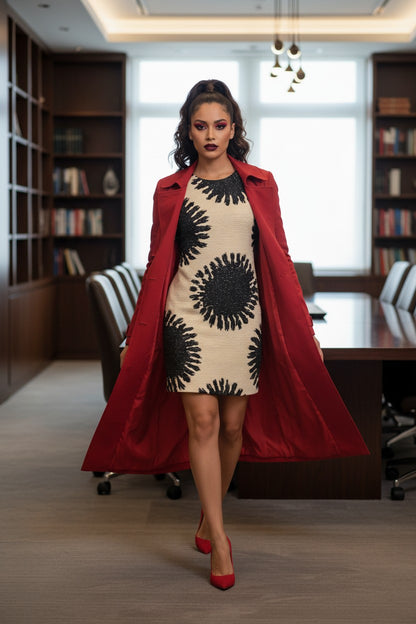 Ink Spot Mini Dress