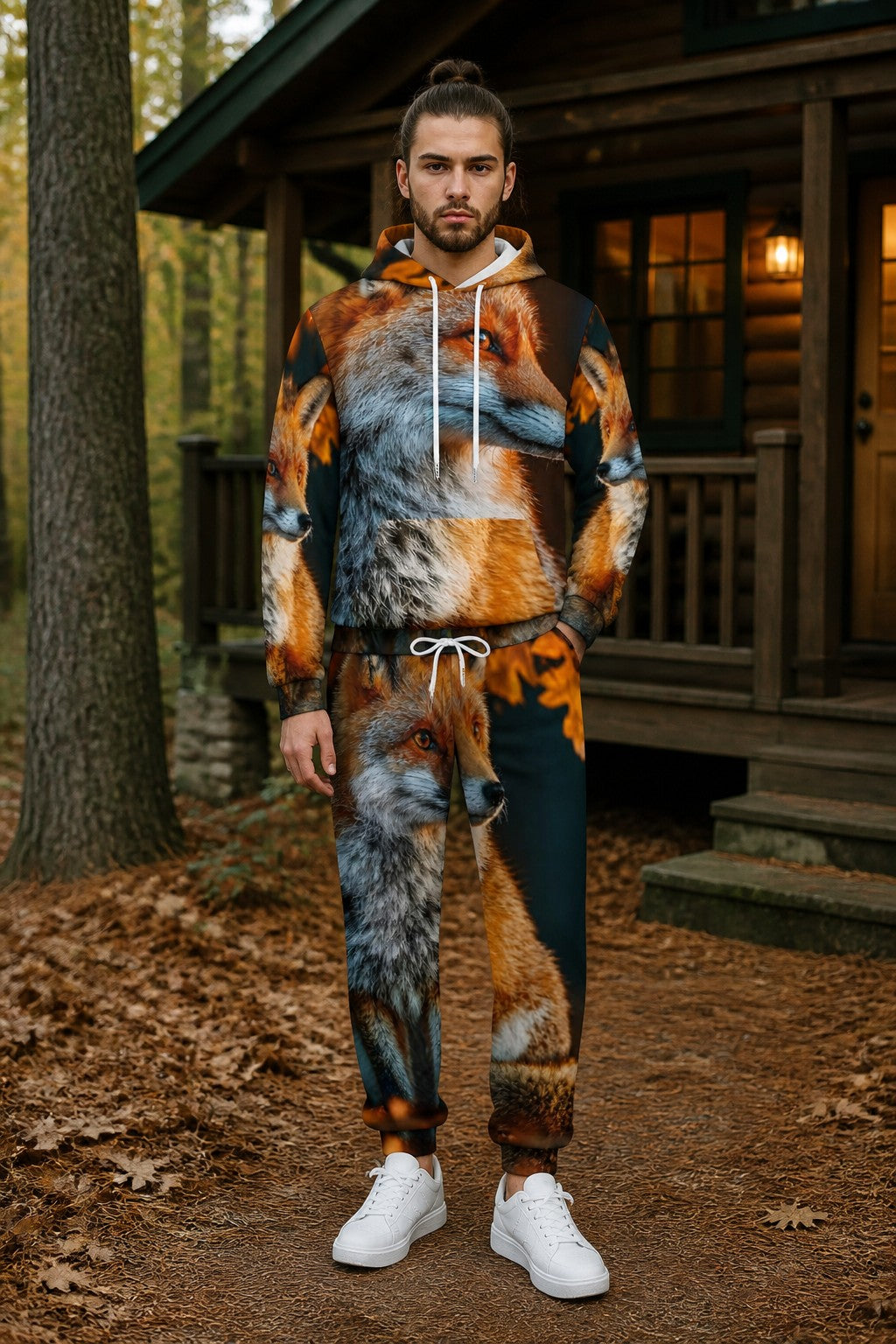 Amber Fox Unisex Hoodie & Jogger Set