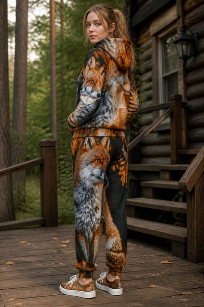 Amber Fox Unisex Hoodie & Jogger Set
