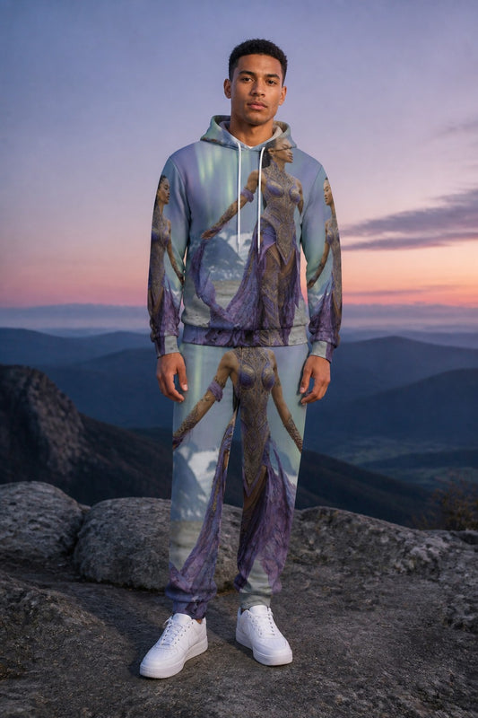 Starlight Aurora Unisex Hoodie Set