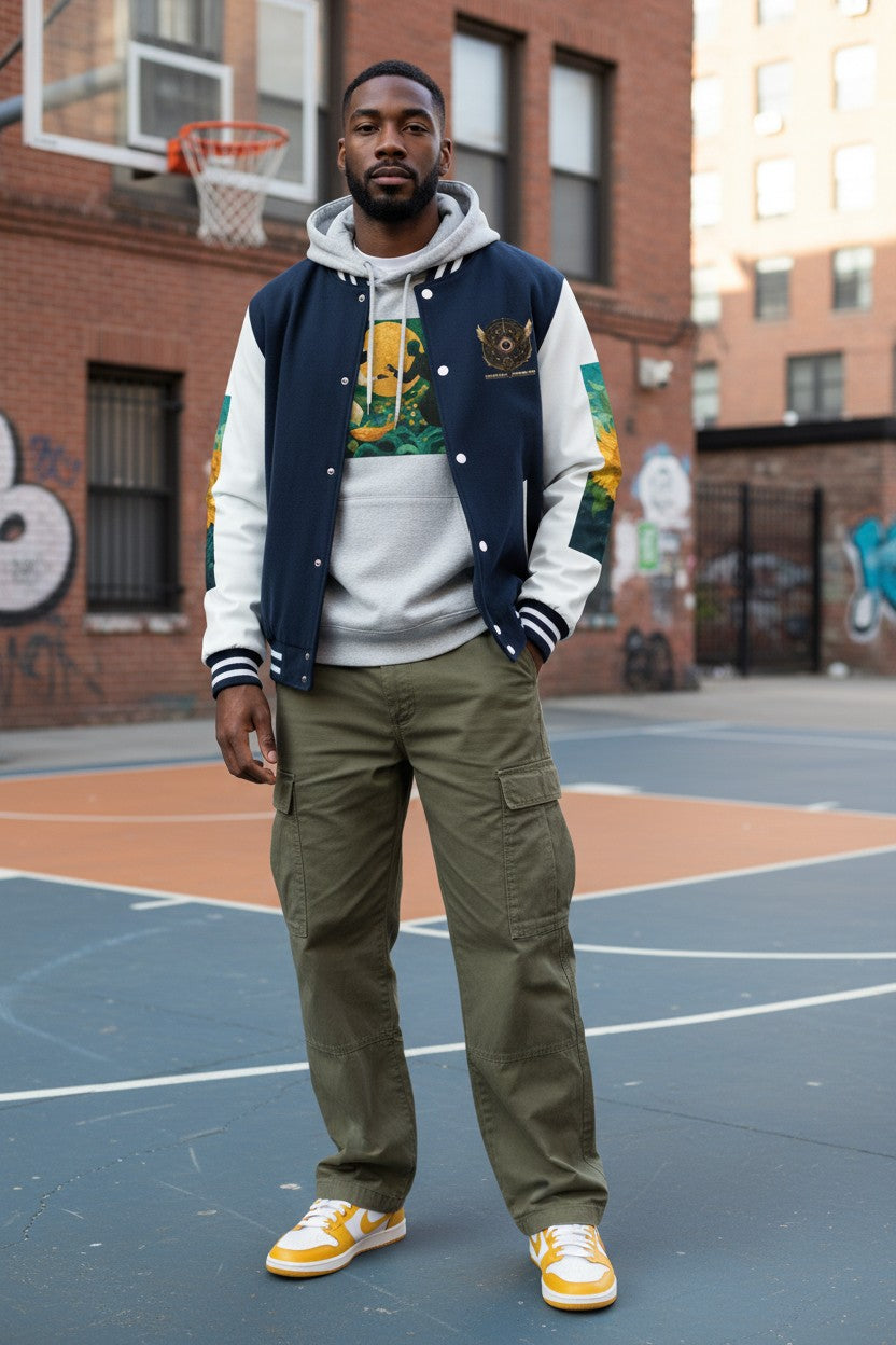 Cosmic Union Letterman: Unisex Varsity Jacket