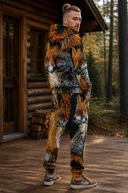 Amber Fox Unisex Hoodie & Jogger Set