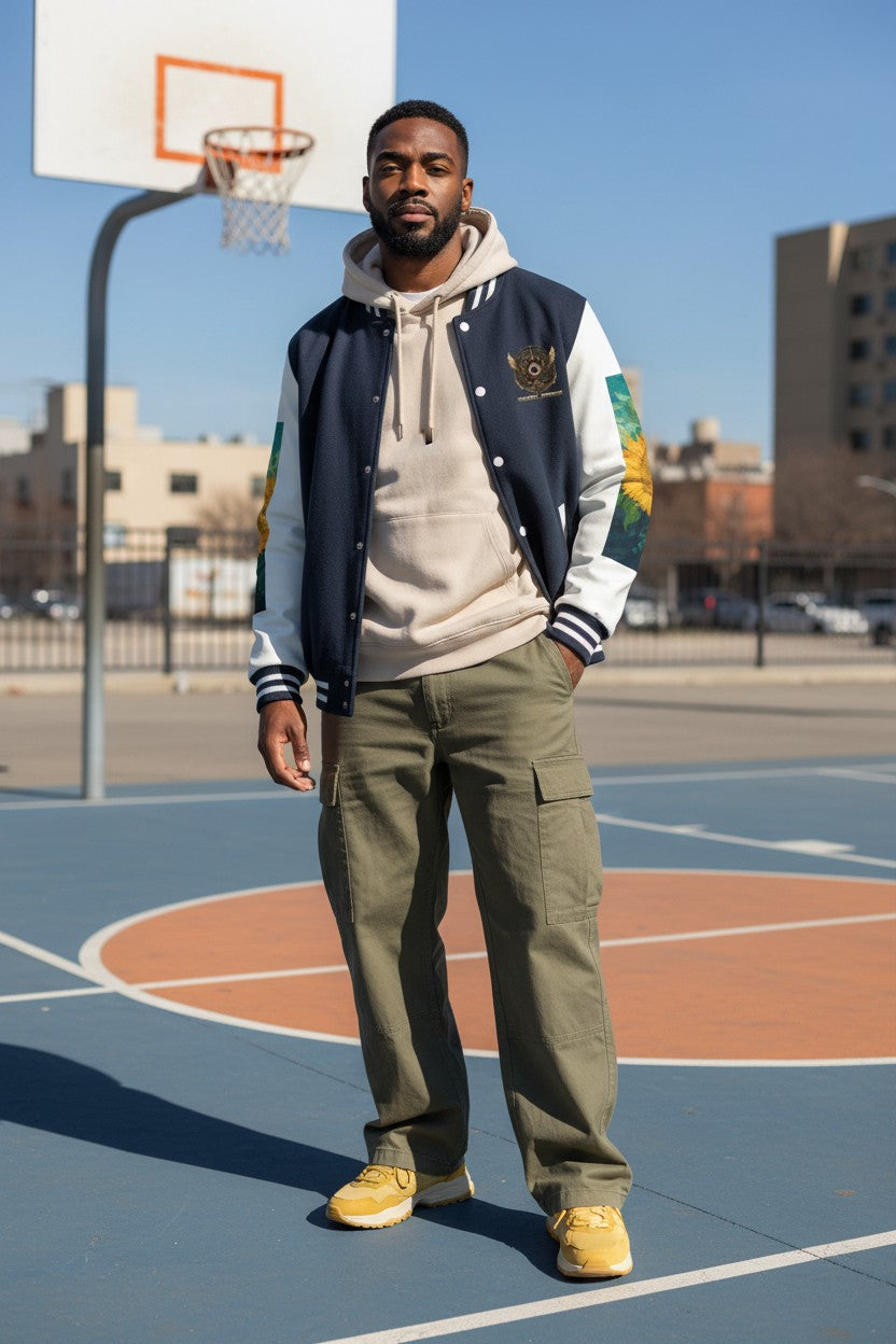 Cosmic Union Letterman: Unisex Varsity Jacket
