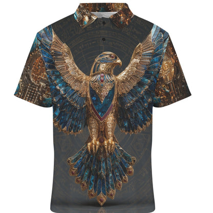 Shirt with an eagle design on a white background