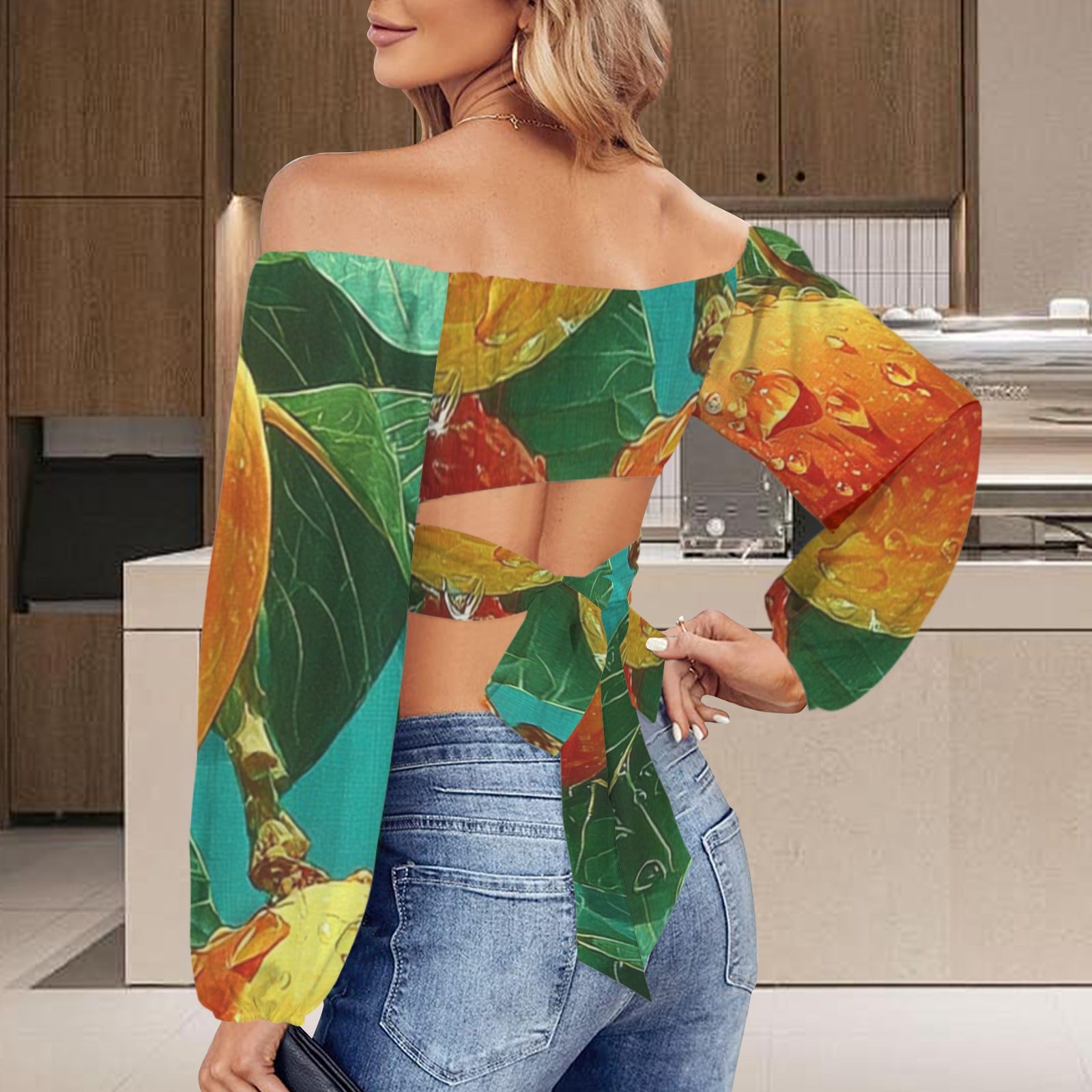 Mangolicious Crop Back View
