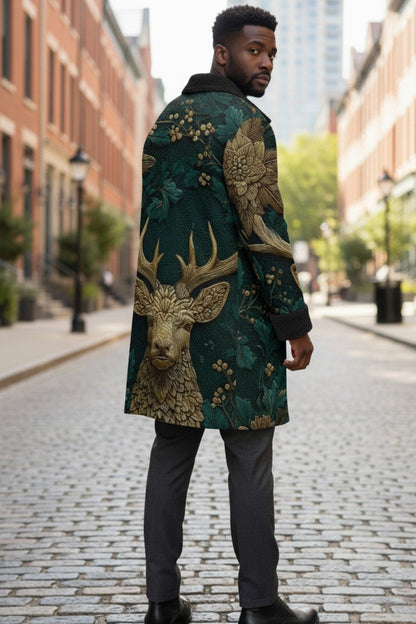 Golden Stag Trench Coat