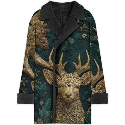 Golden Stag Trench Coat