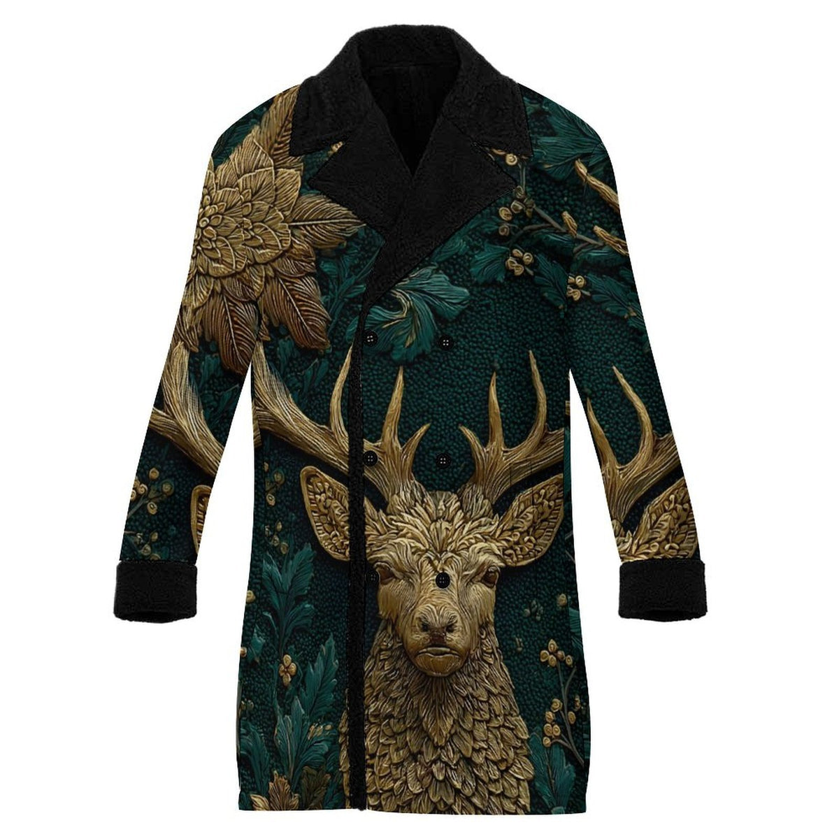 Golden Stag Trench Coat