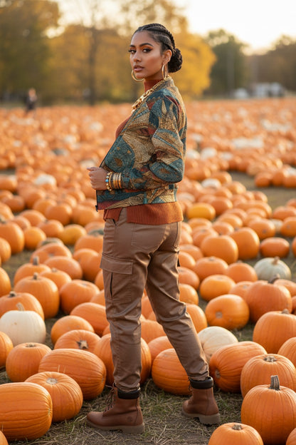 Autumn Sun Lightweight Bomber Jacket
