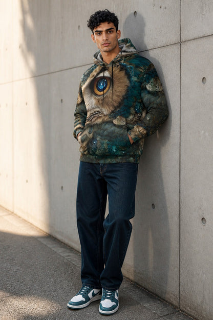 Galaxy Owl Hoodie