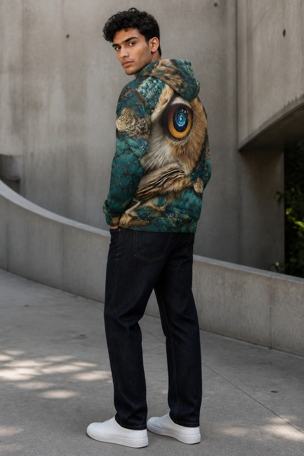 Galaxy Owl Hoodie