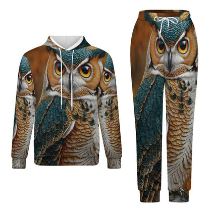 Men's Casual Hoodie Tracksuit Two-Piece Outfit