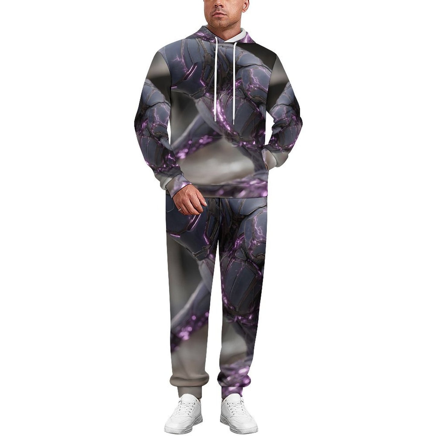 Men's Casual Hoodie Tracksuit Two-Piece Outfit