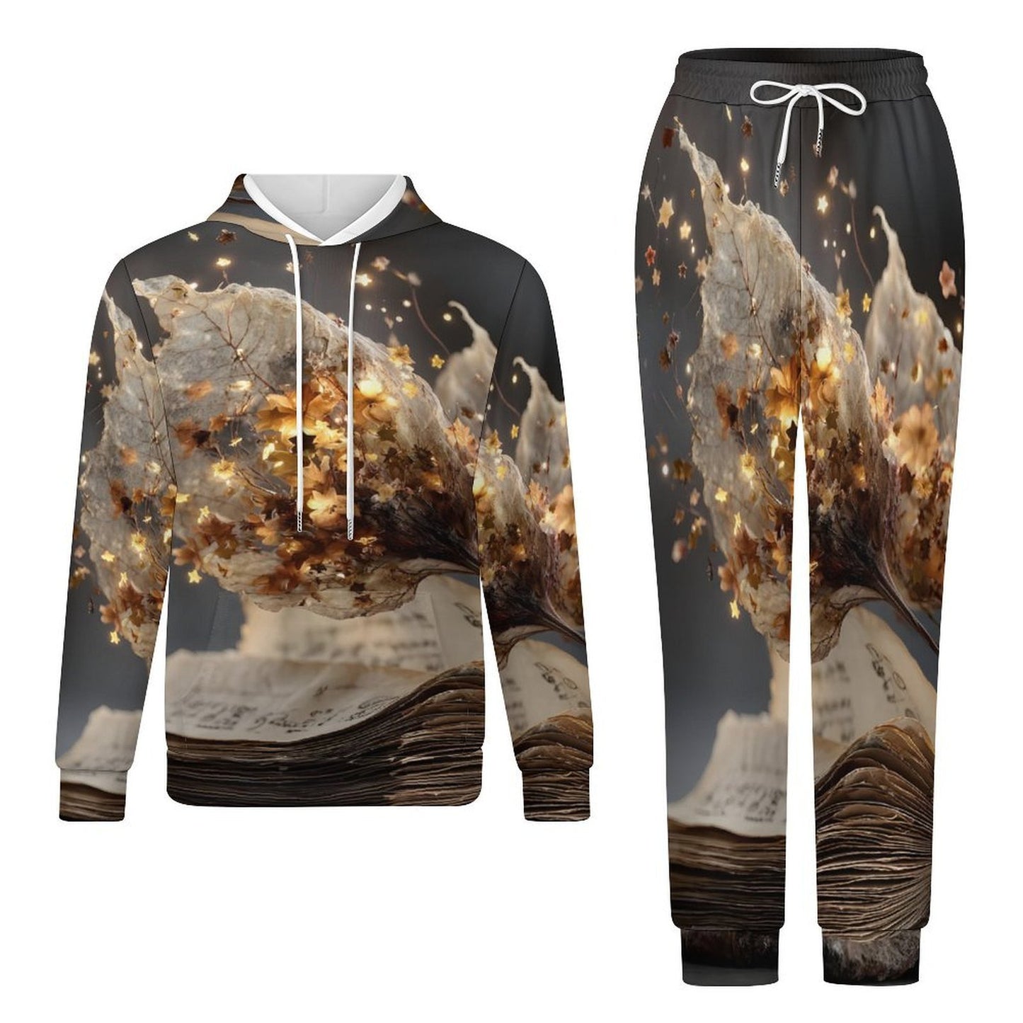 Men's Casual Hoodie Tracksuit Two-Piece Outfit