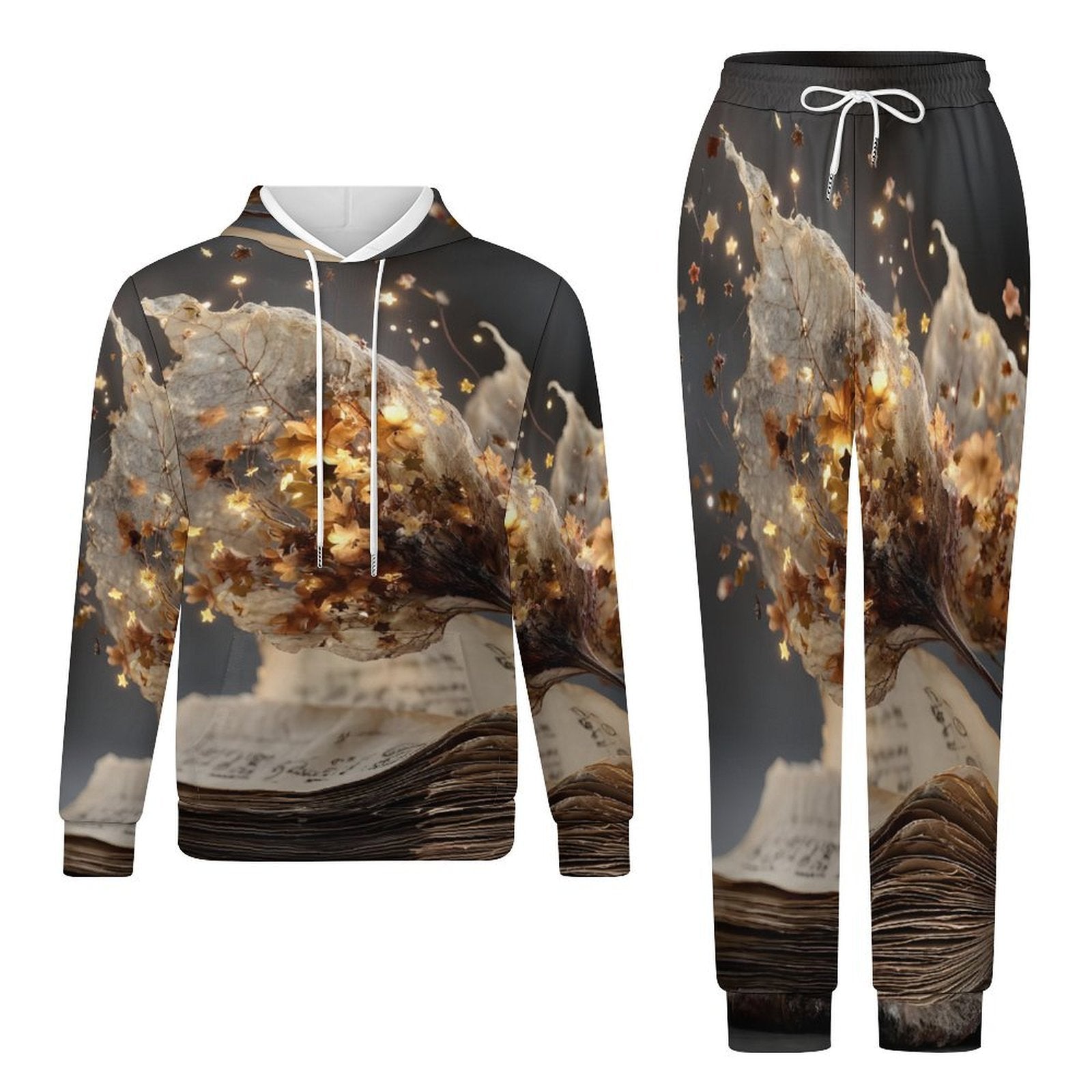 Men's Casual Hoodie Tracksuit Two-Piece Outfit
