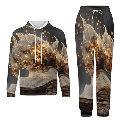 Men's Casual Hoodie Tracksuit Two-Piece Outfit