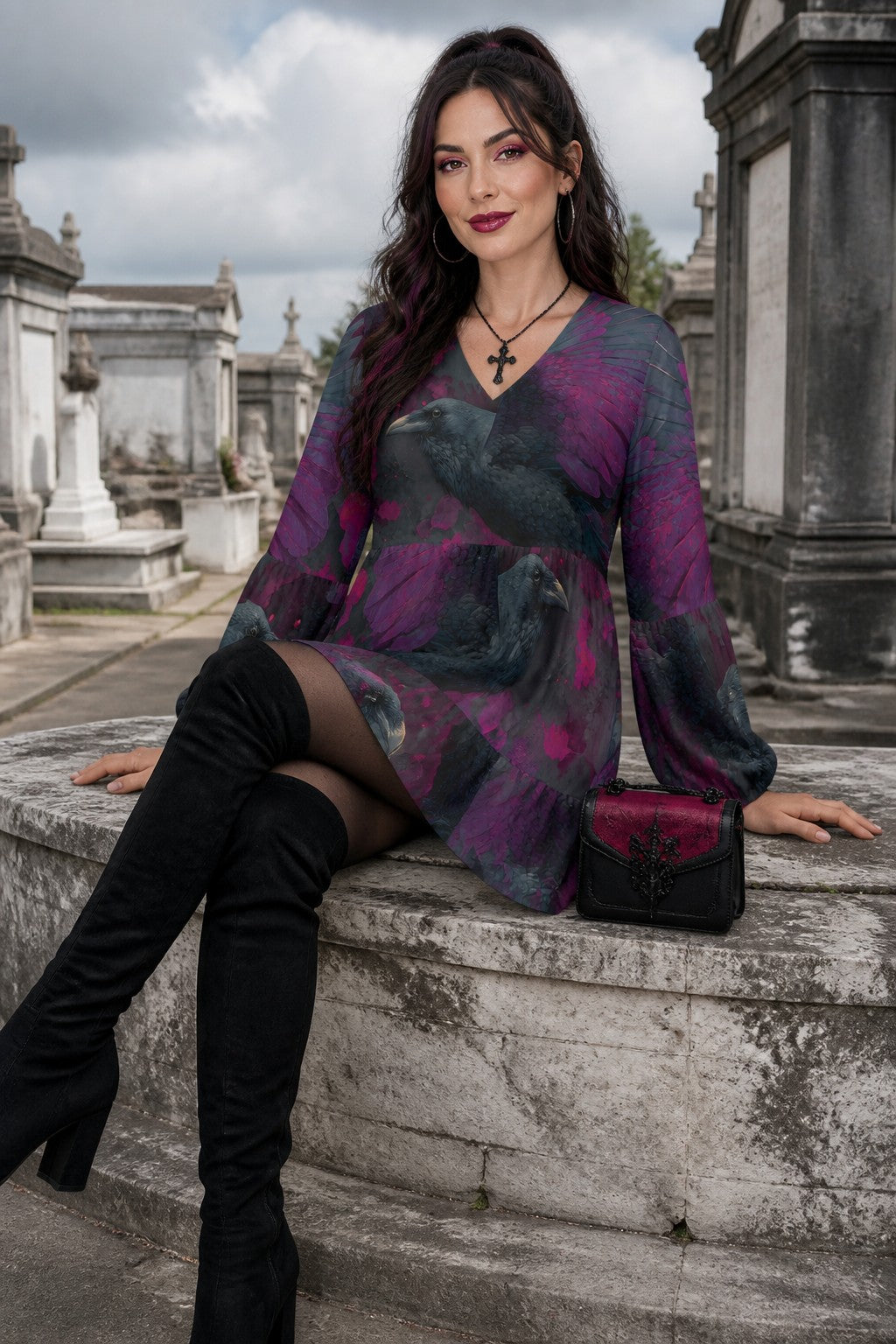 Midnight Ravens Dress