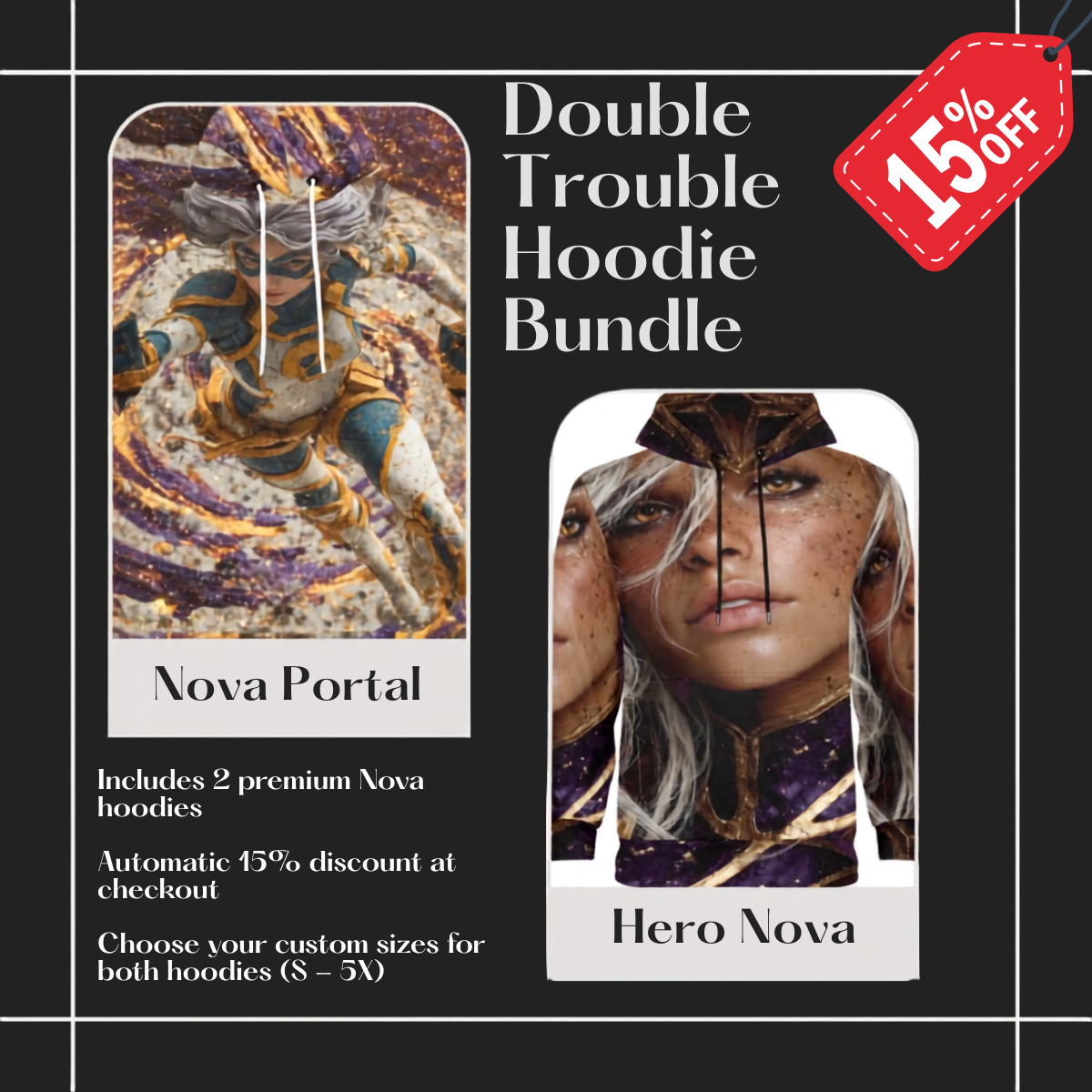 Double Trouble Hoodie Bundle